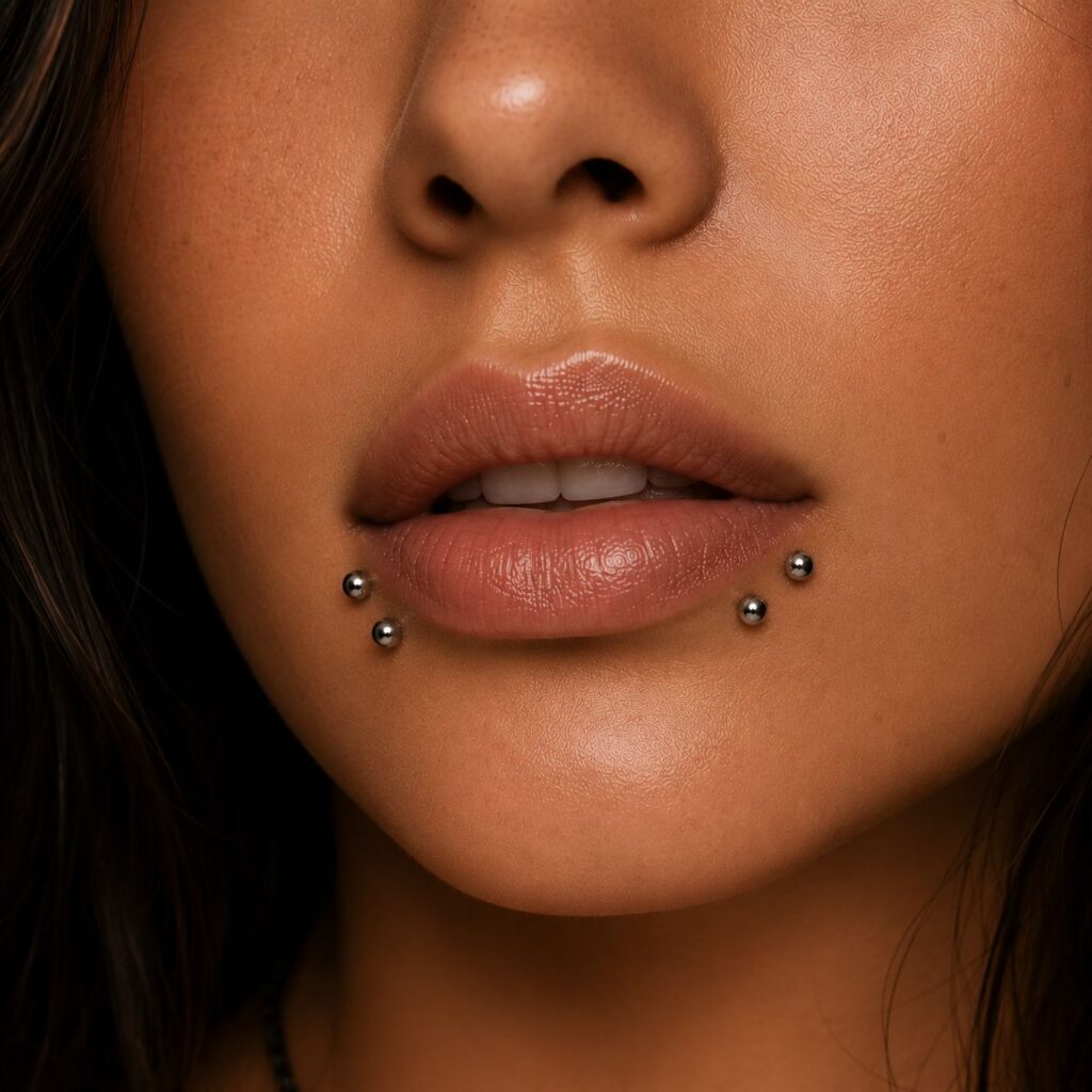 Piercings shark bites