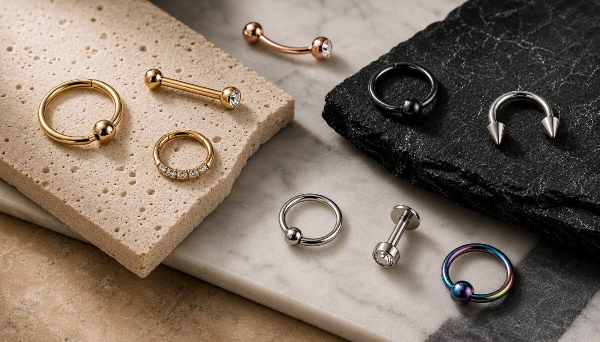 Guides des matériaux des piercings
