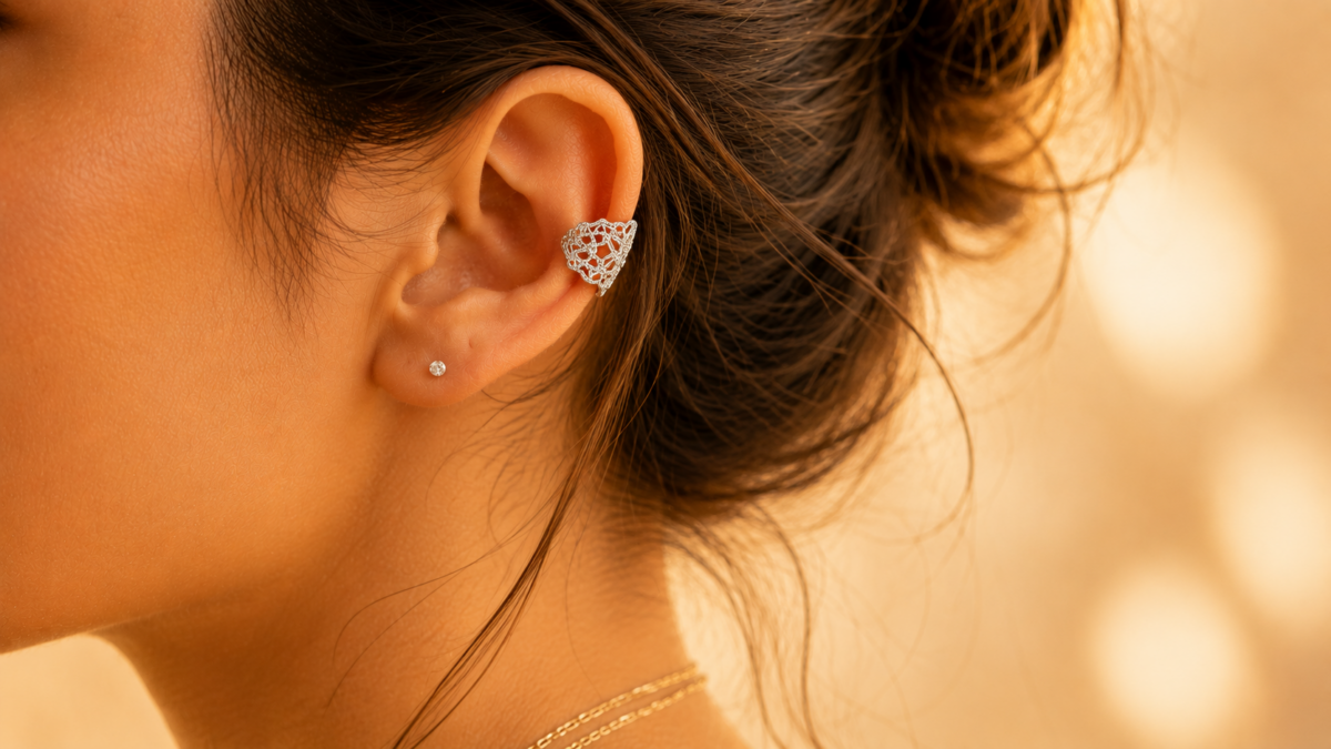 ear cuff — faux piercing hélix tendance 2026 Piercing Street